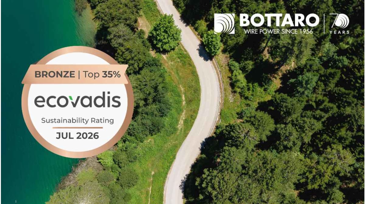 EcoVadis 2026: Bottaro strengthens its ESG journey