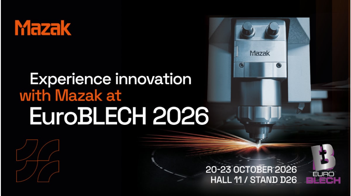 Mazak: quattro macchine, un unico flusso di lavoro completo a EuroBLECH 2026