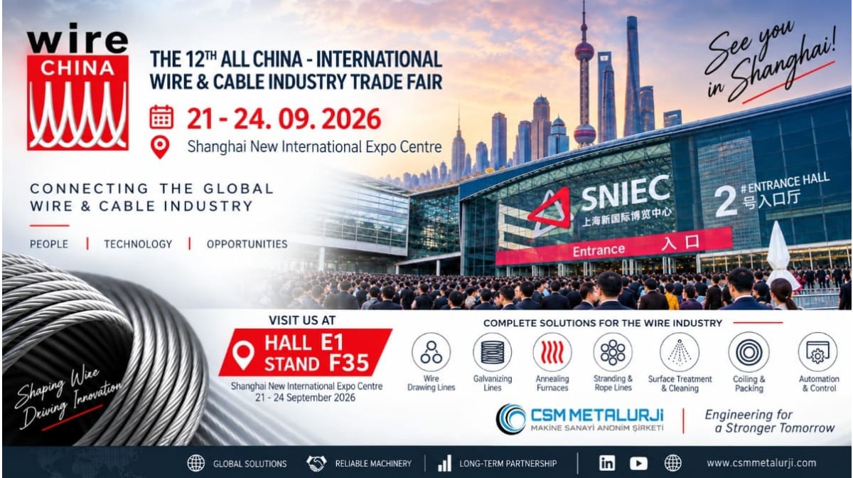 Meet CSM Metalurji at wire China 2026: the newest Turkish exhibitor on Expometals.net