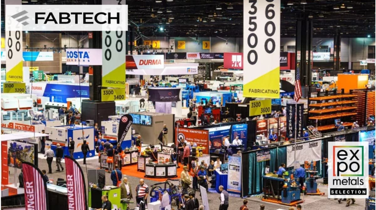 FABTECH 2026: a Las Vegas la fiera USA per la lavorazione dei metalli. Gli espositori Expometals