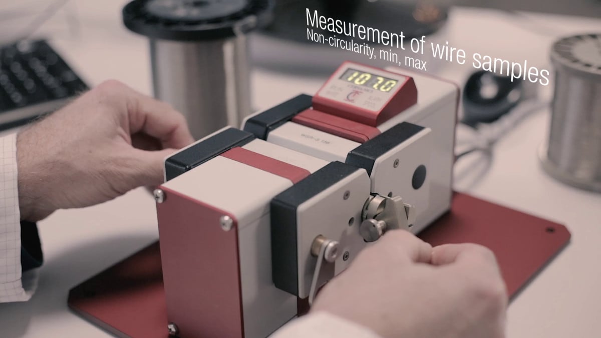 LDS with WSR in action during high-precision wire inspection