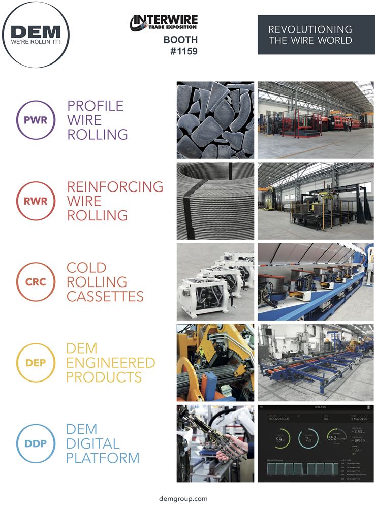 DEM Team is waiting for you at the Interwire, Atlanta booth 1159