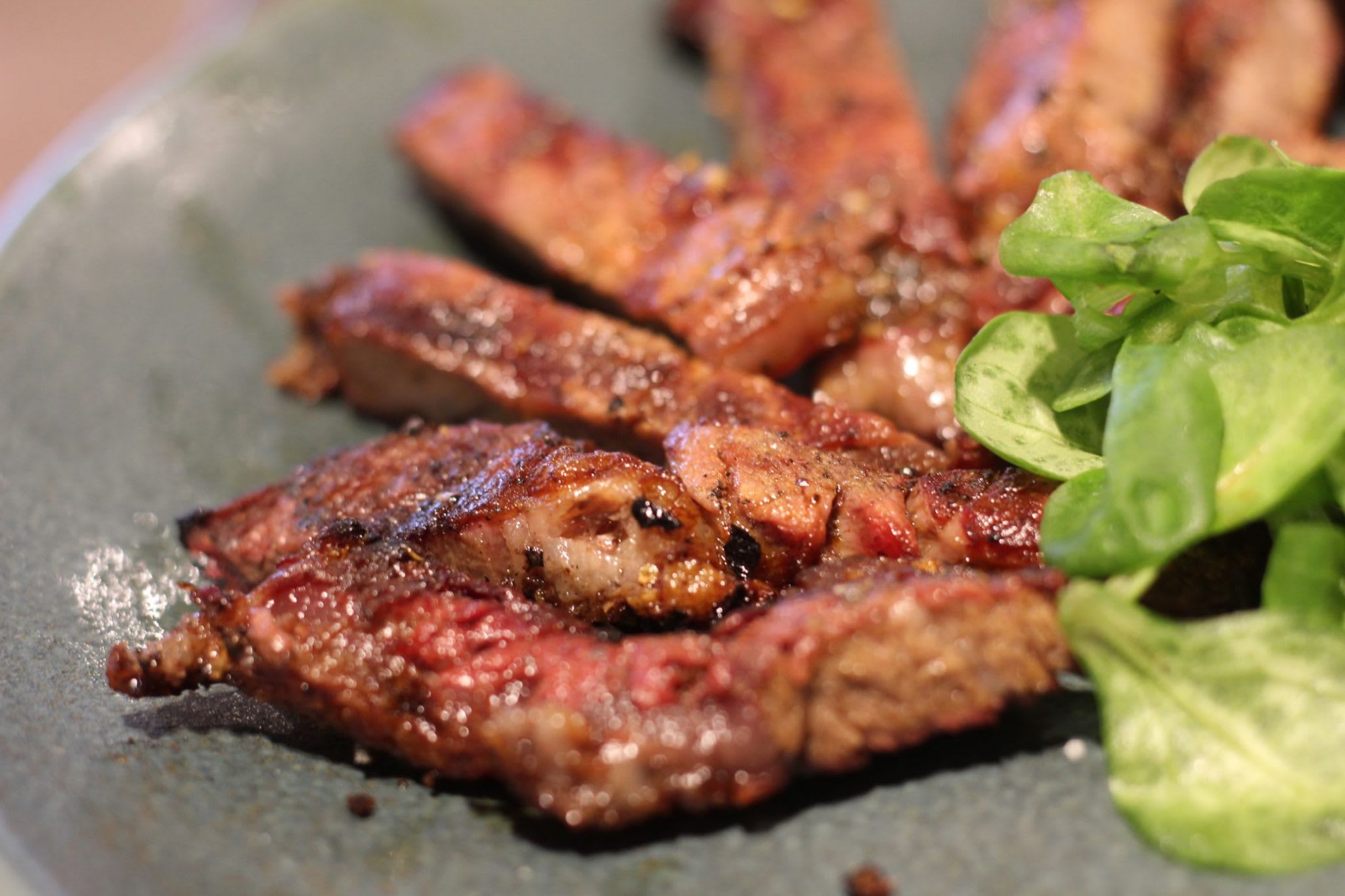 Ribeye steak at Sonrisa restaurant