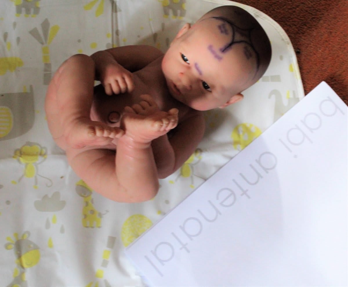 Antenatal props - newborn doll