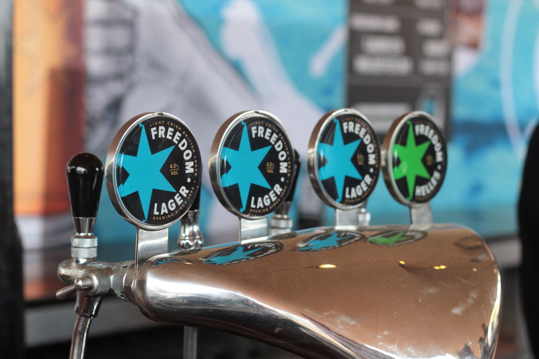 Freedom Brewery pumpclips