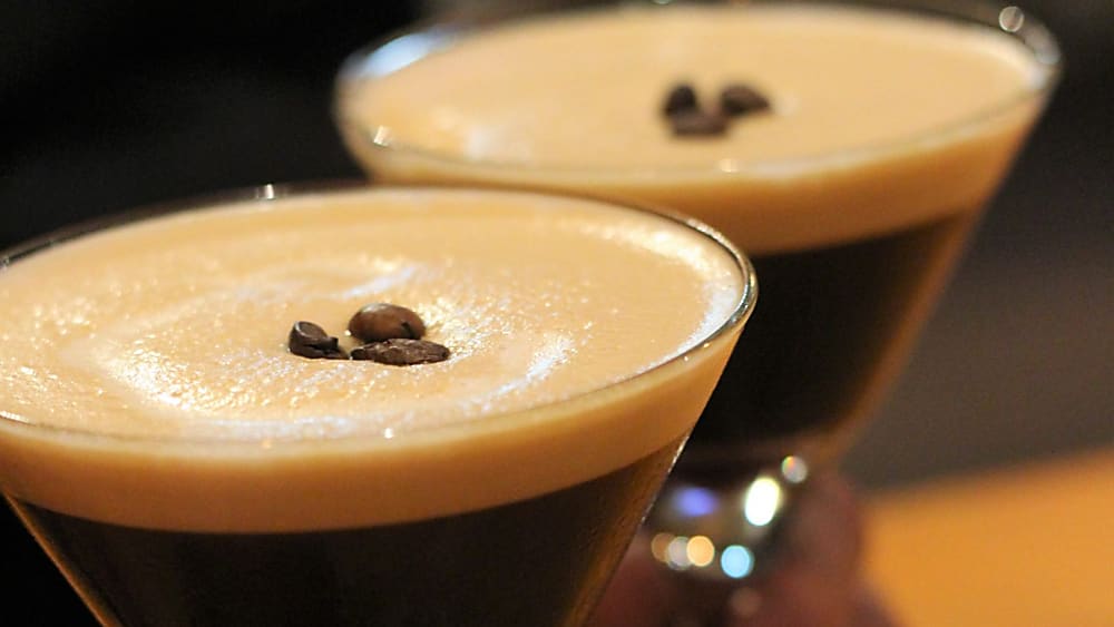 espresso martini closeup