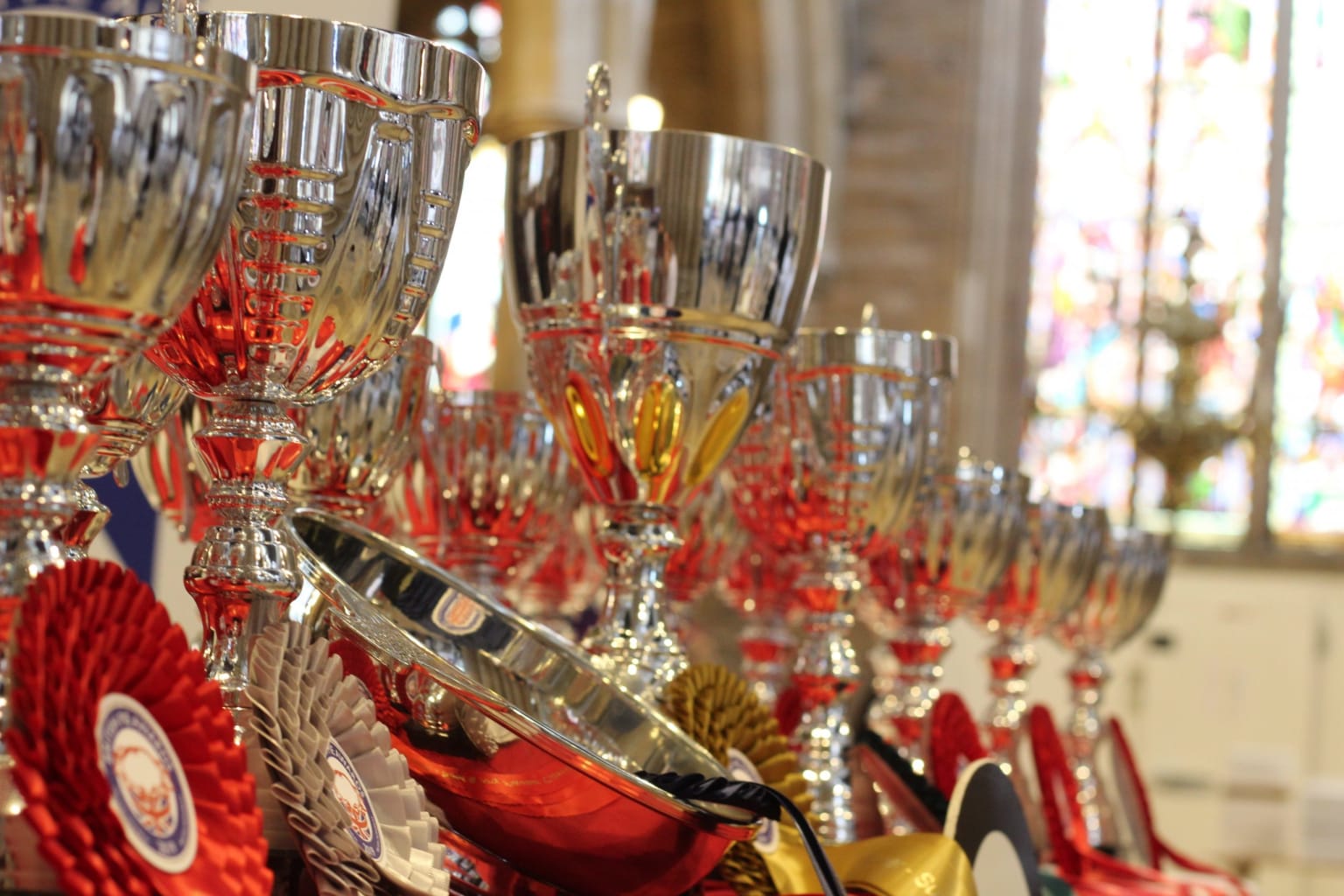Trophies at the British Pie Awards 2019