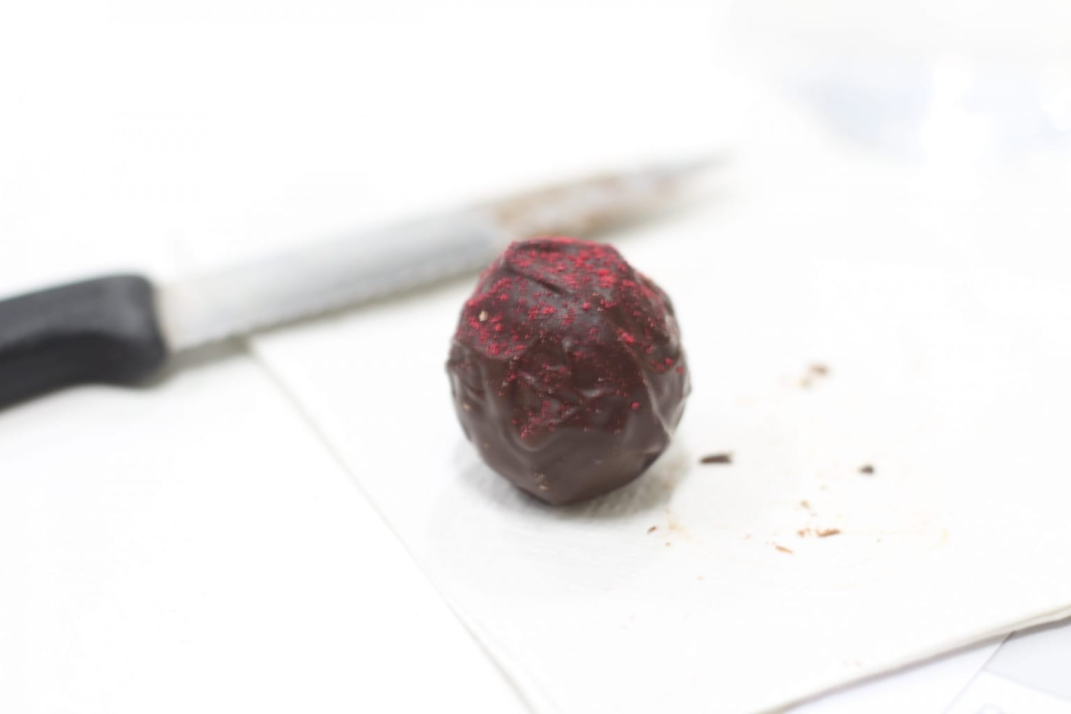 A filled chocolate at the Academy of Chocolate awards