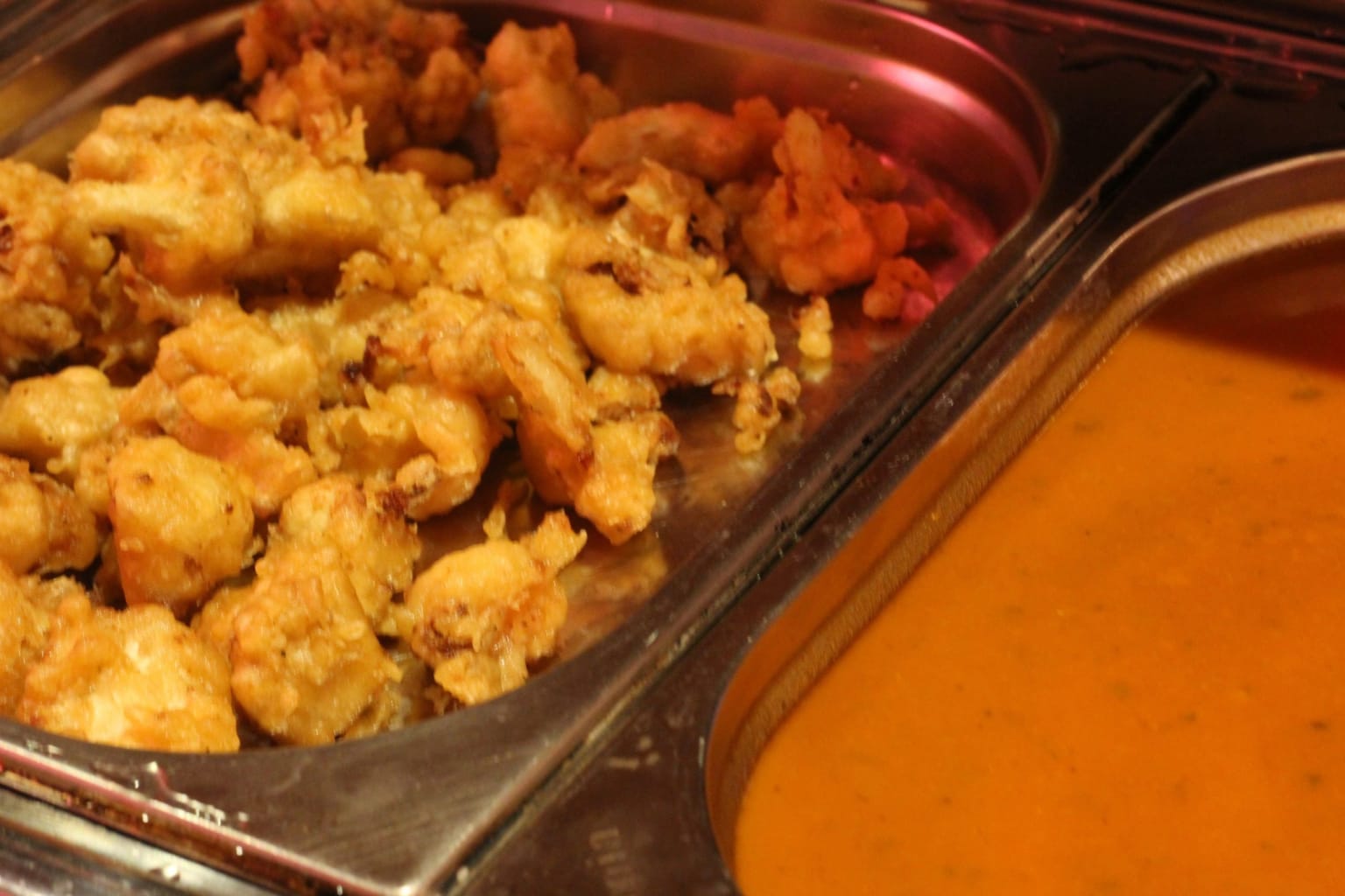 Deep fried cauliflower and vegetable Katsu