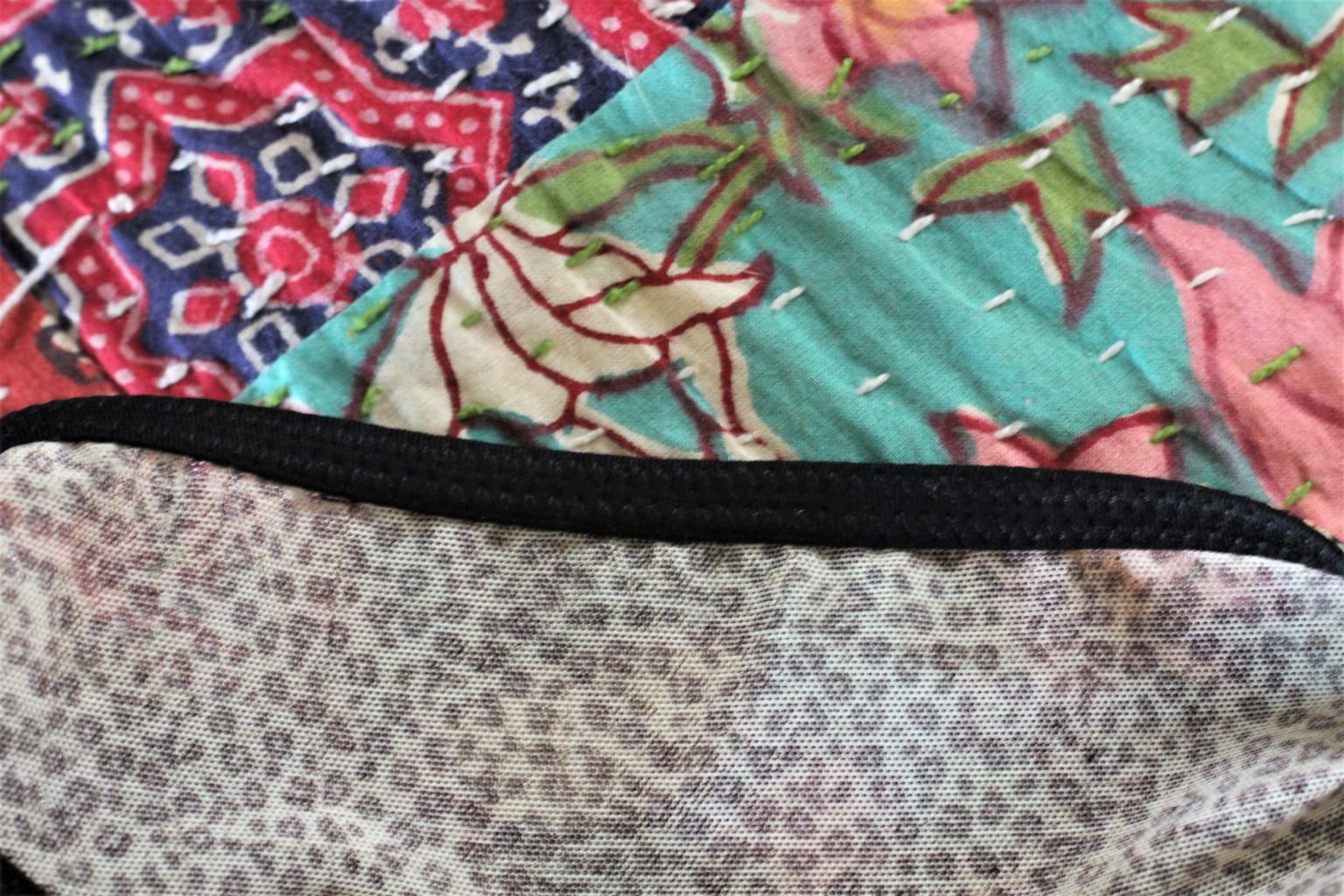 Stitching detail on briefs
