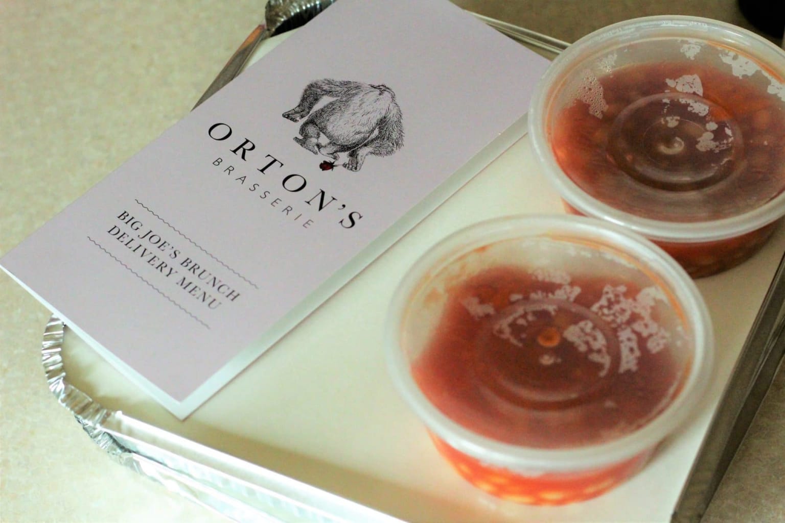 brunch delivery from Orton's Brasserie Leicester