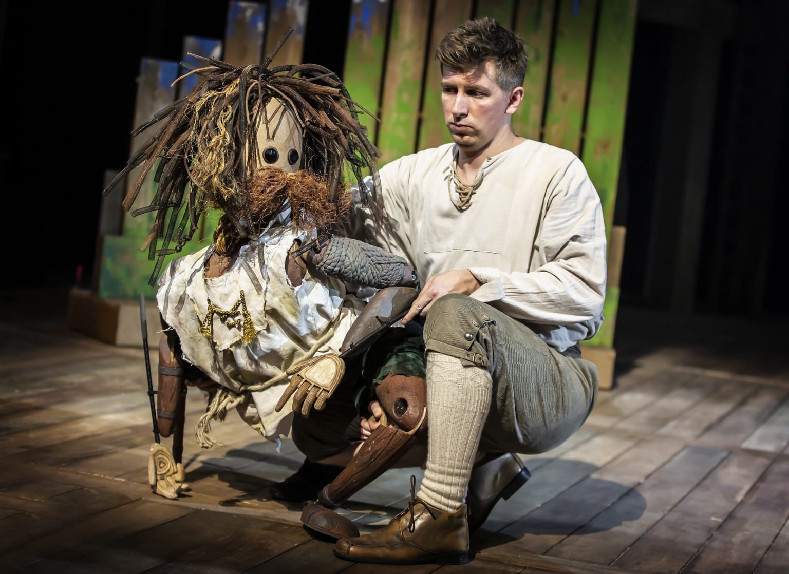 Ben Gunn in Leicester Haymarket's Treasure Island. Amazing puppetry.