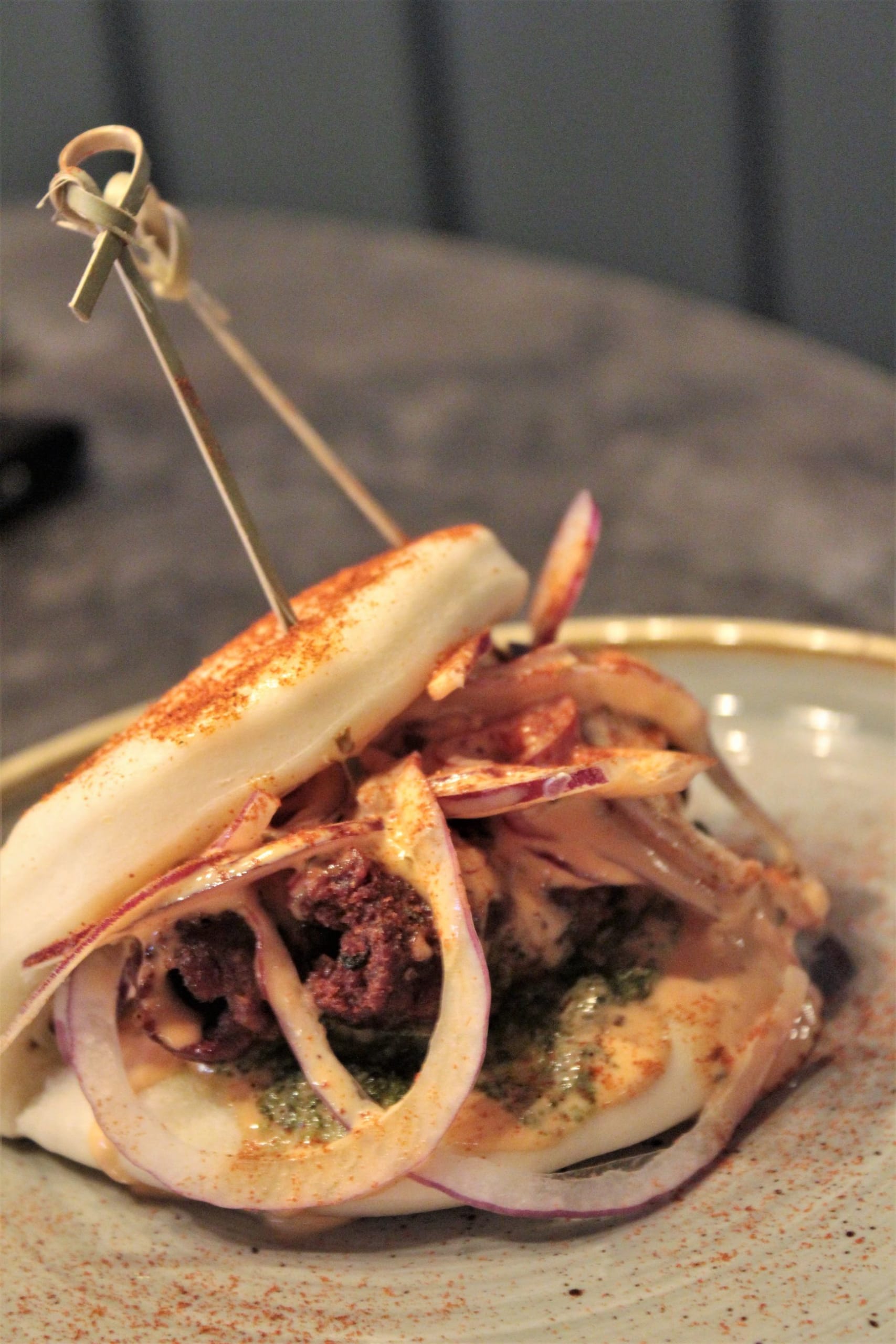 seekh kebab bao bun