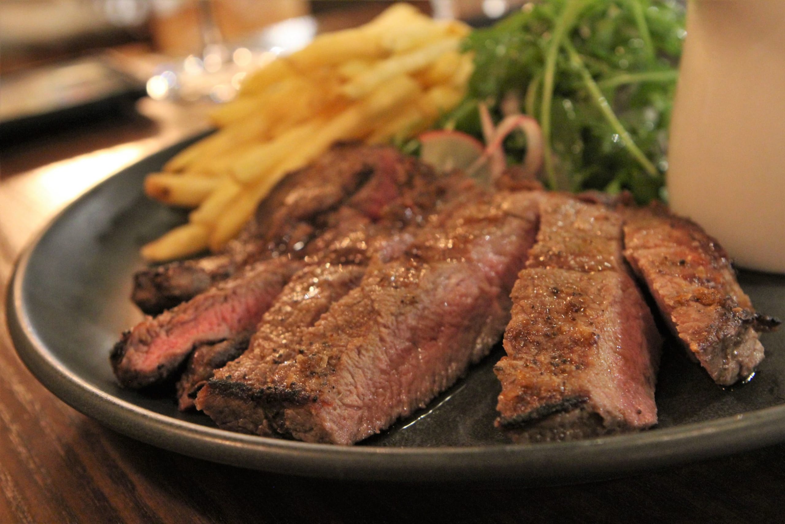 Overdone steak