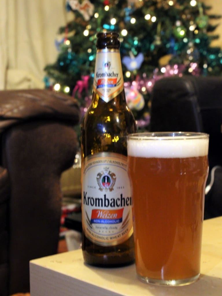 Krombacher alcohol free Weizen beer