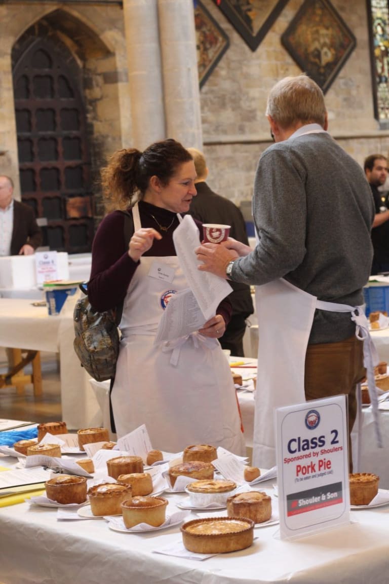 Judging at the British Pie Awards