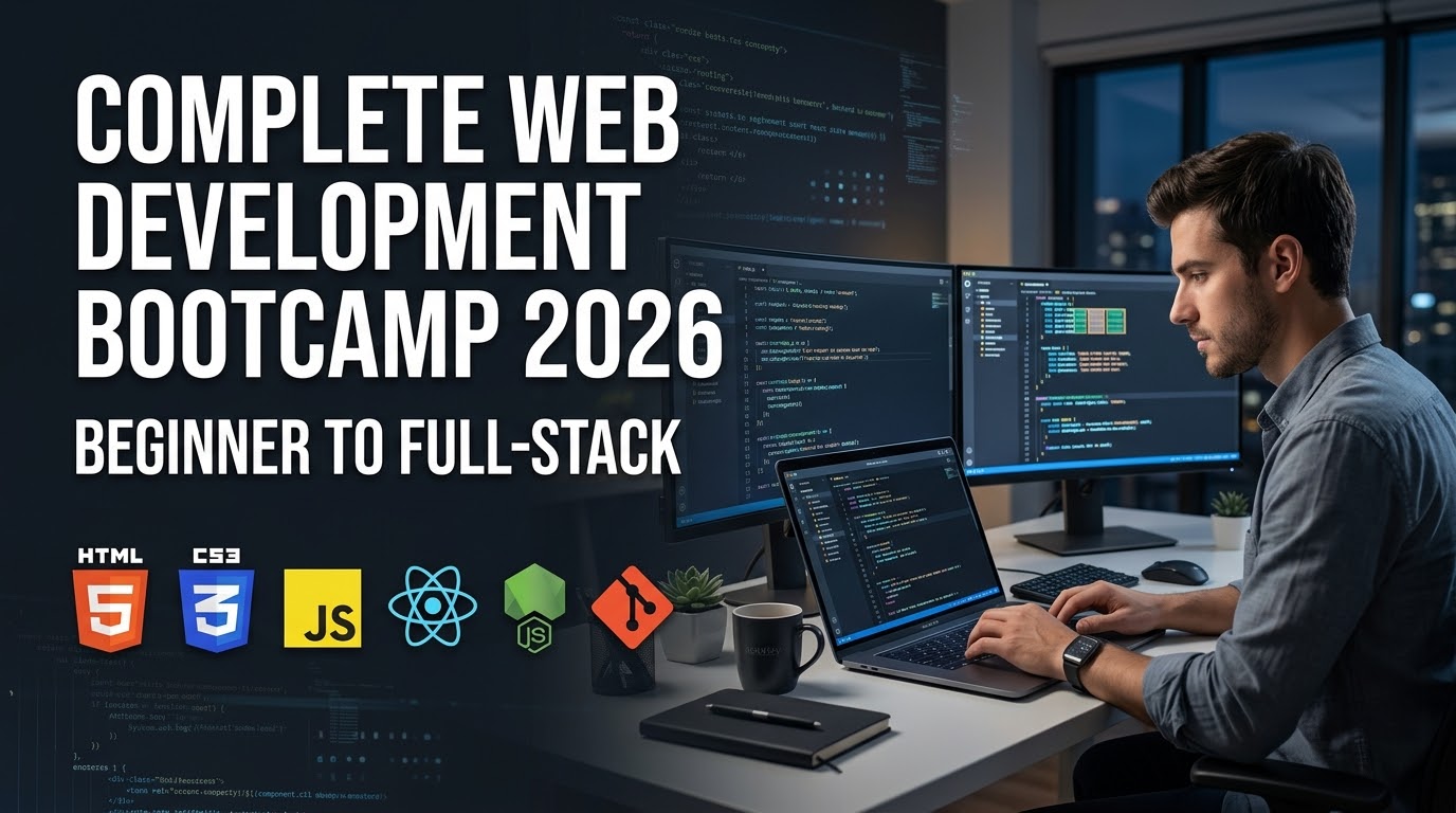 Complete Web Development Bootcamp 2026 — Beginner to Full-Stack