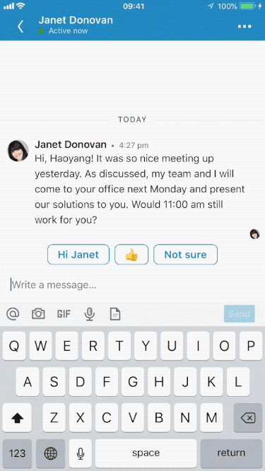 LinkedIn VoiceMail