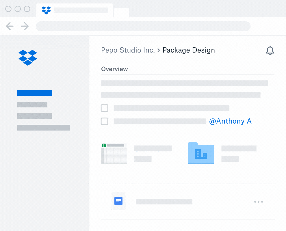 Dropbox app