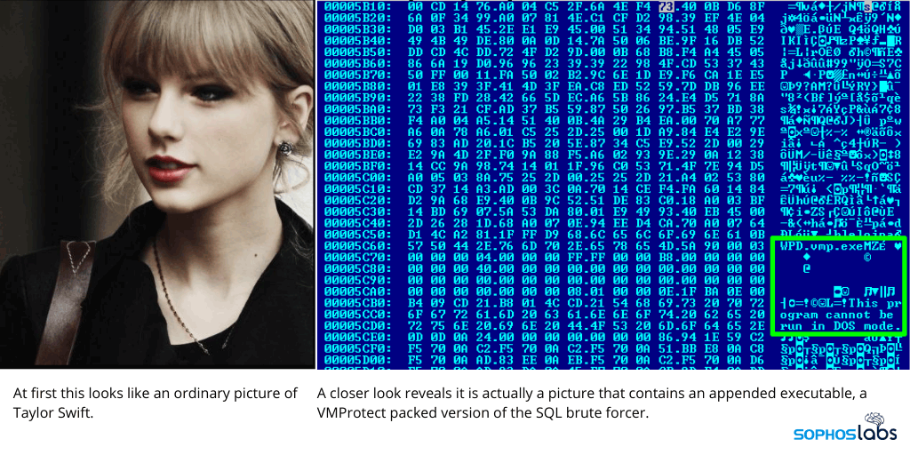 Taylor Swift malware image