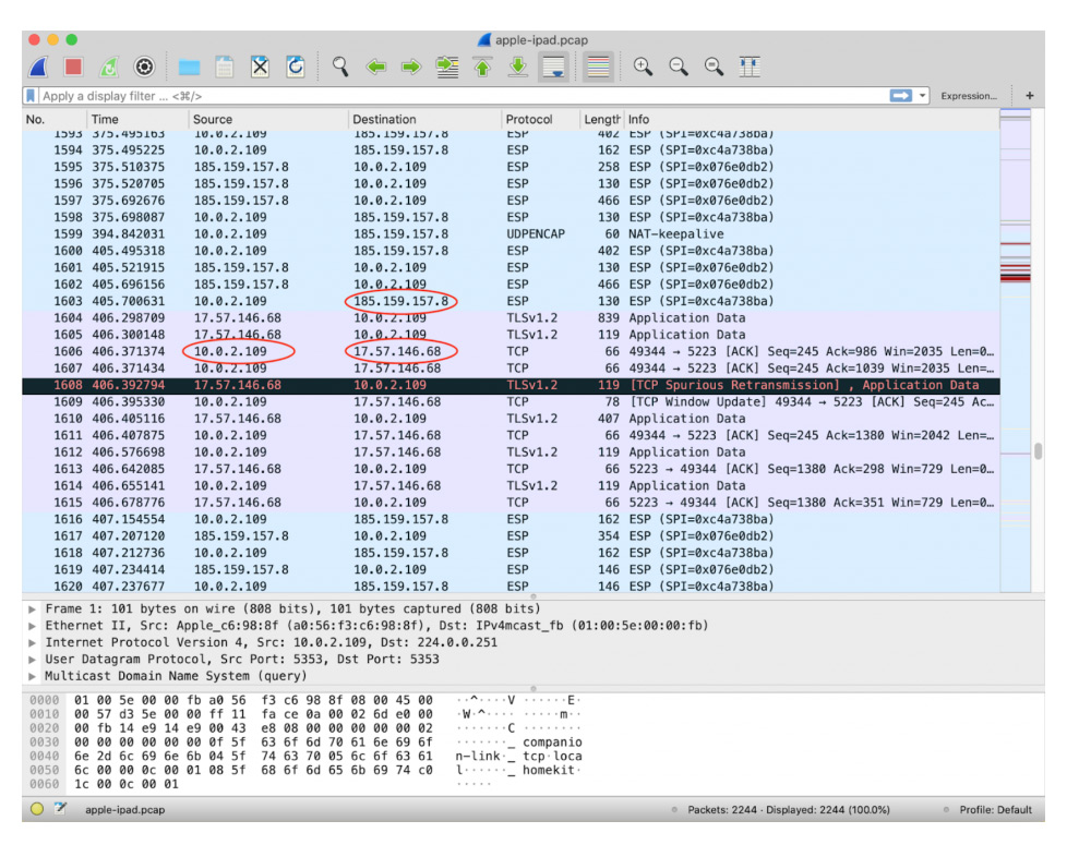 iOS leaking data when VPN is turned on