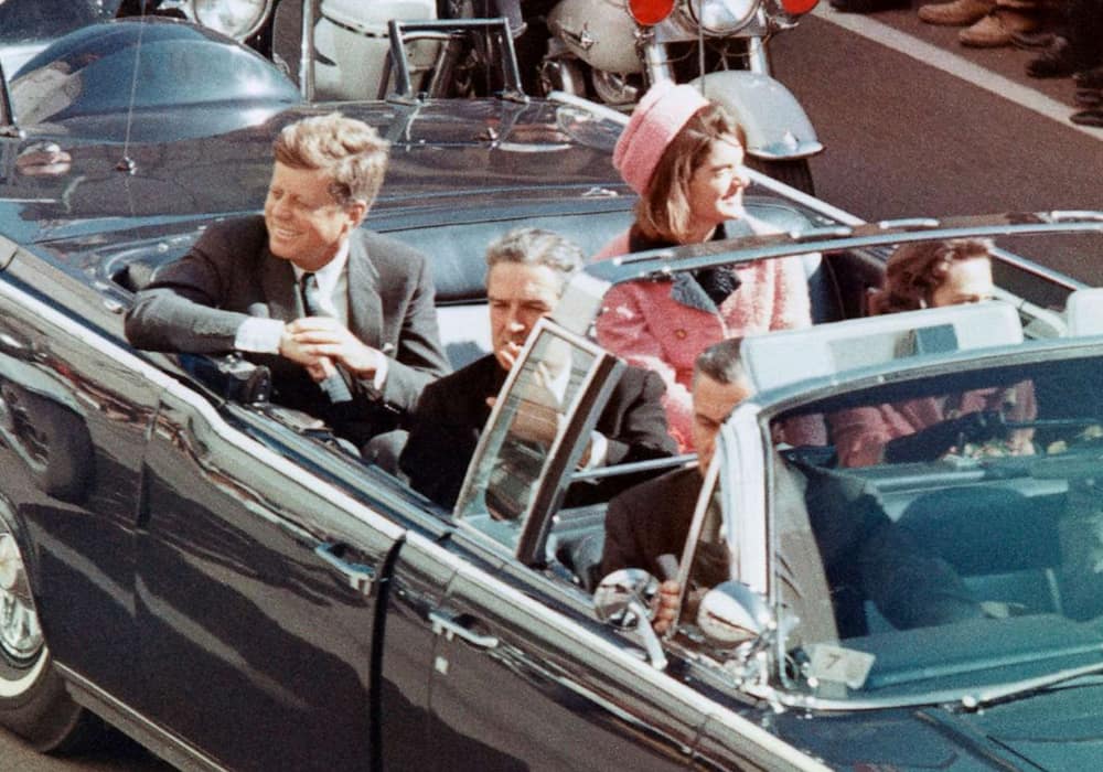 John F. Kennedy was in the vehicle with his wife, Jacqueline, Texas Governor John Connally, and Connally's wife, Nellie.