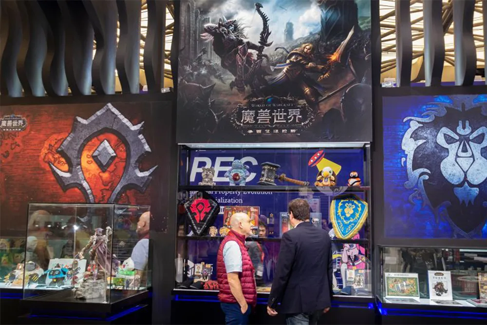 Blizzard Entertainment 'World of Warcraft' stand