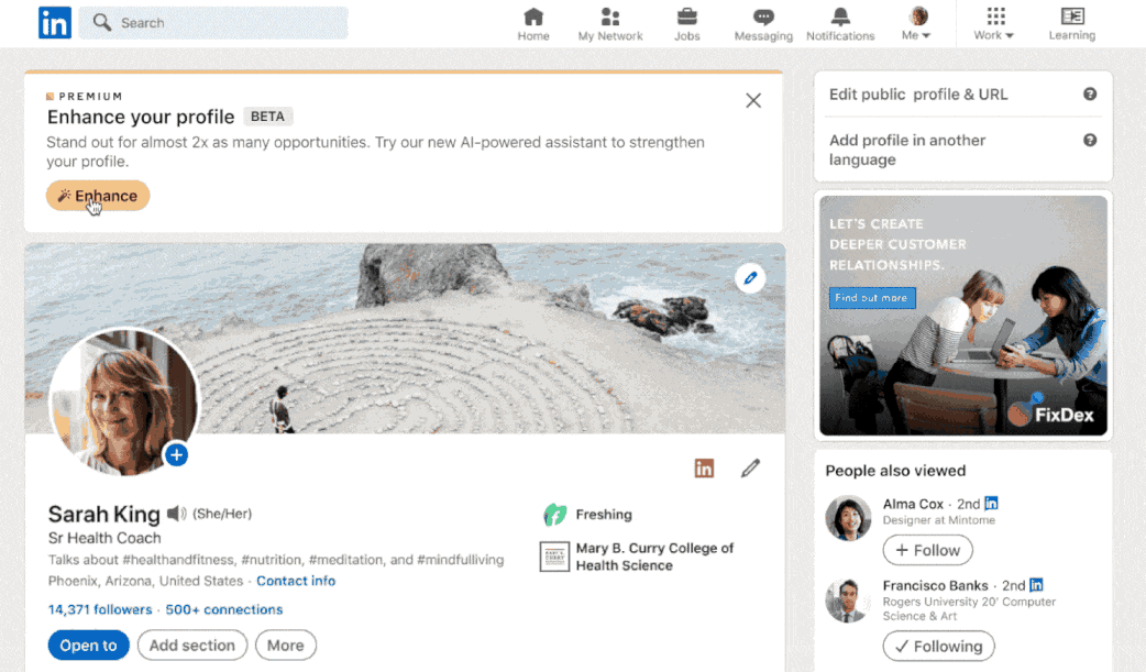 ChatGPT, LinkedIn
