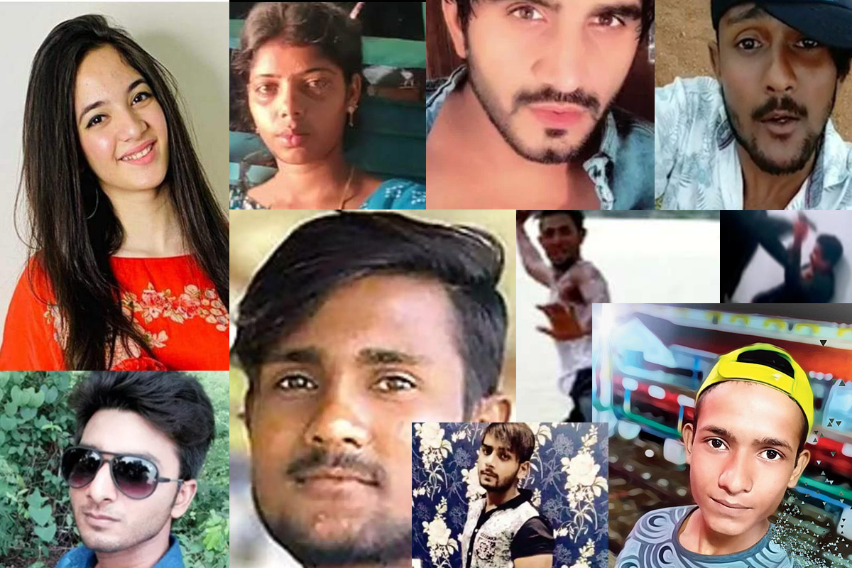 Just some of the young faces of TikTok that faced death