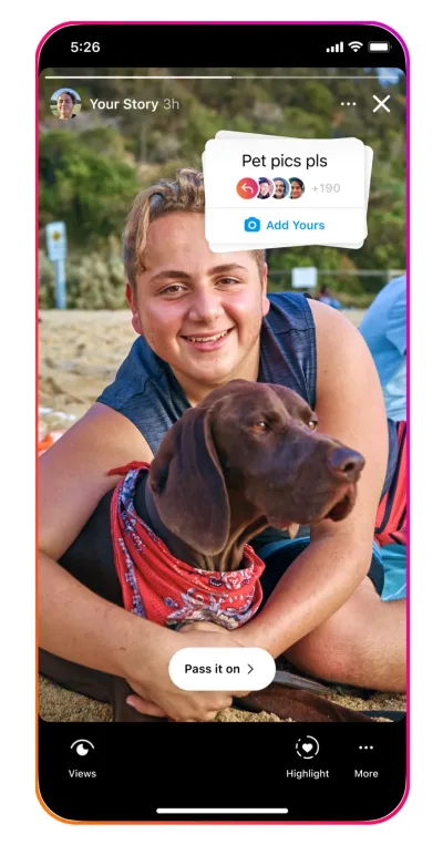 Instagram Nomination