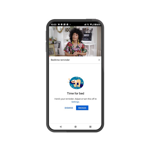 Time for bed, YouTube