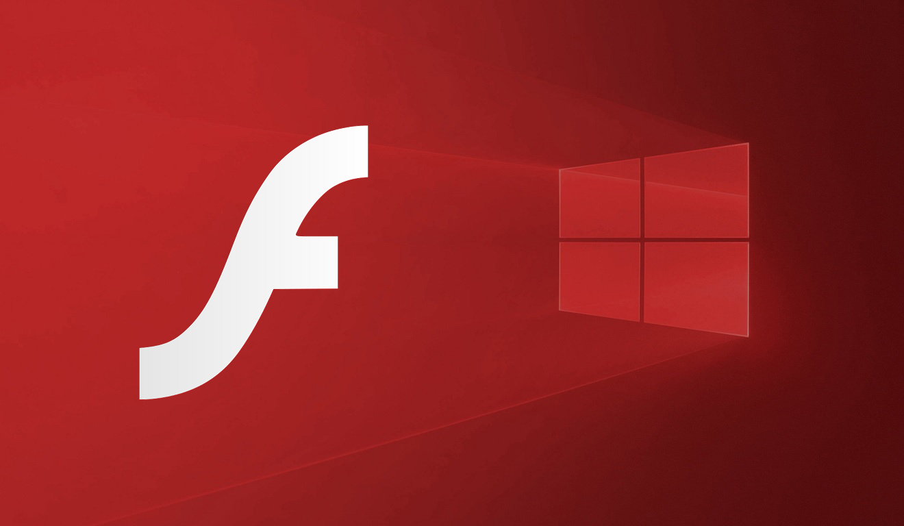 Windows 10 wallpaper red, Flash