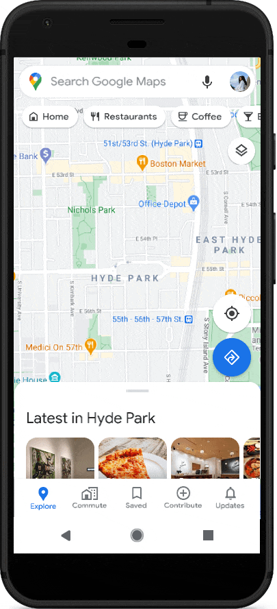 Google Maps, Community Feed