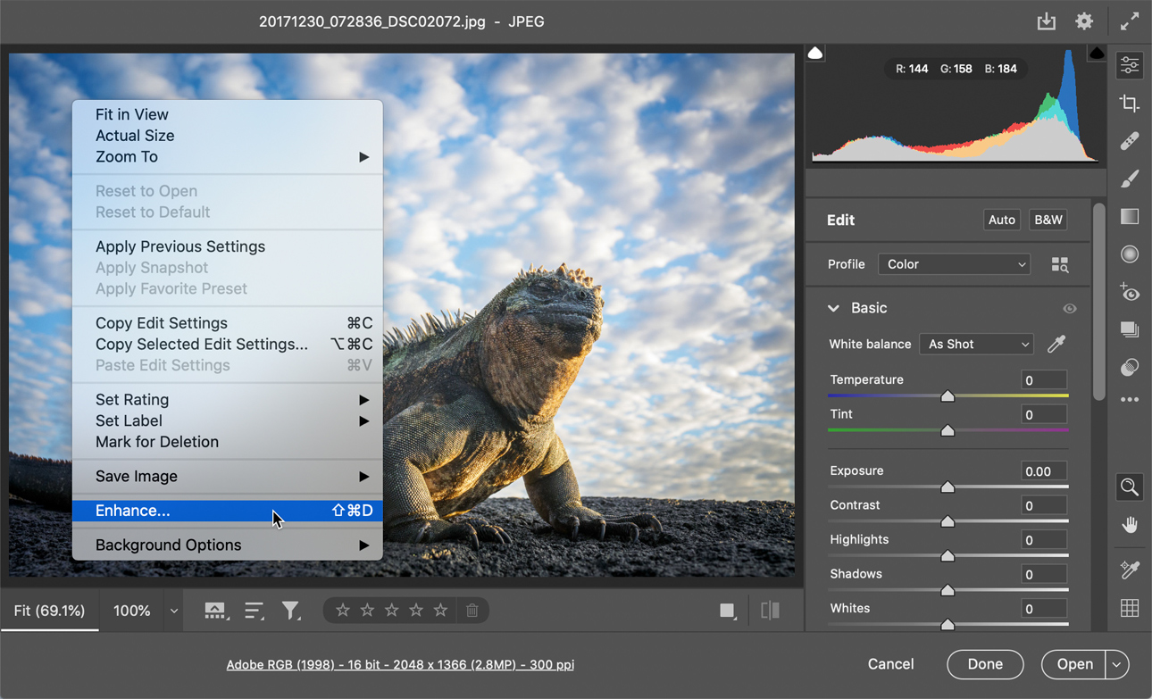 Adobe Super Resolution