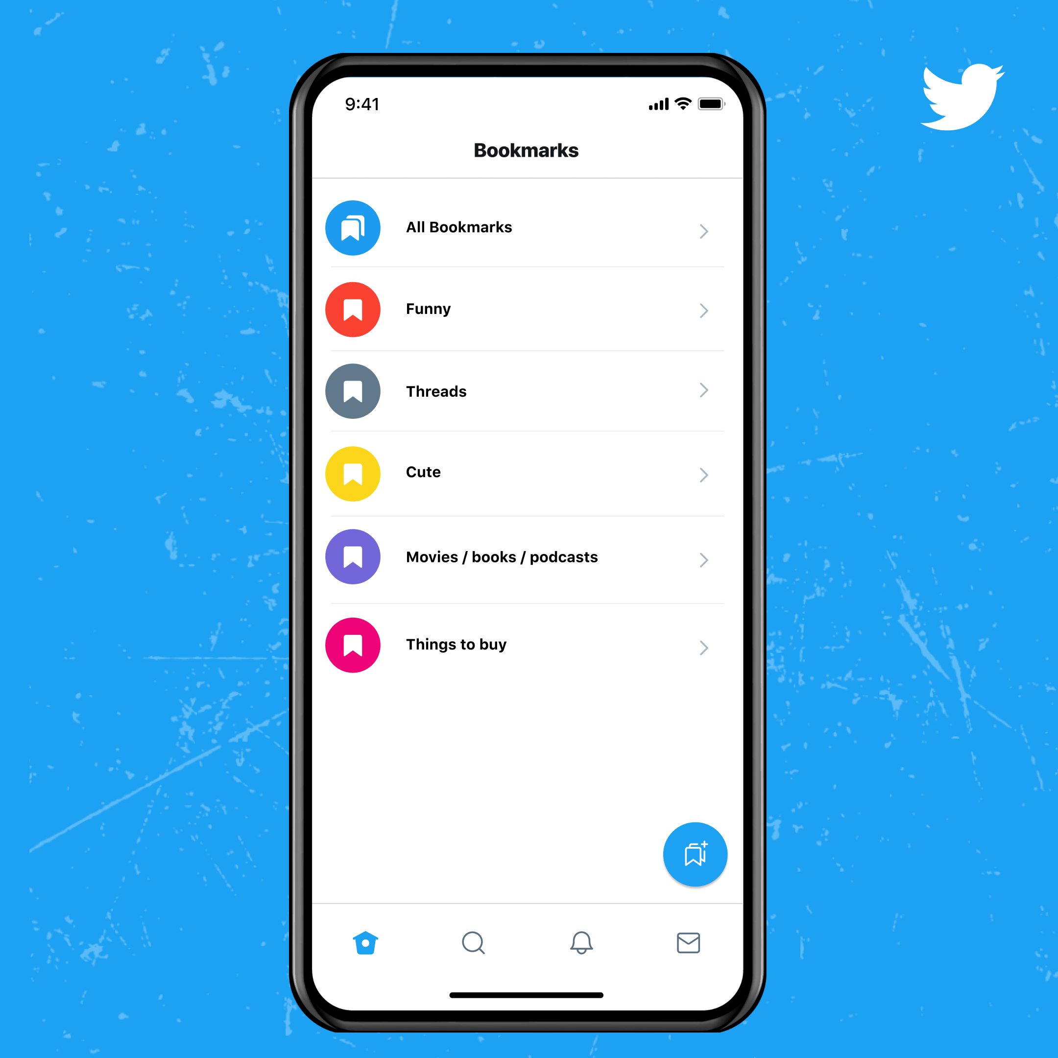 Twitter Blue, Bookmark.