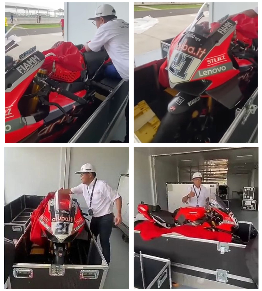 Unboxing Ducati viral