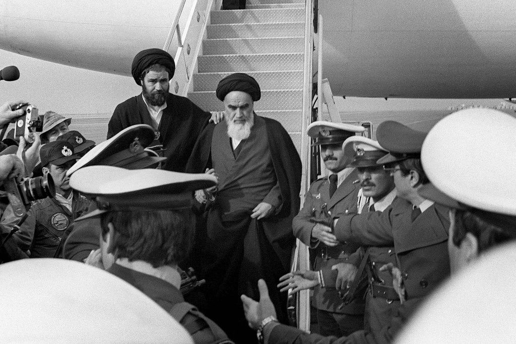 Ayatollah Ruhollah Khomeini.