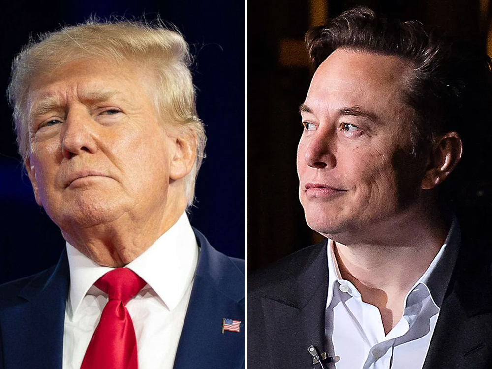 Donald Trump, Elon Musk.