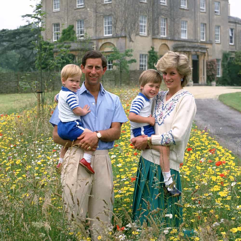 Charles, Diana, William and Harry