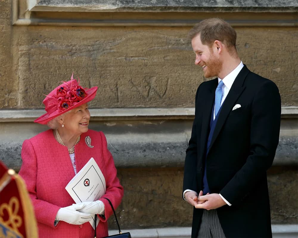 Queen Elizabeth II and Harry