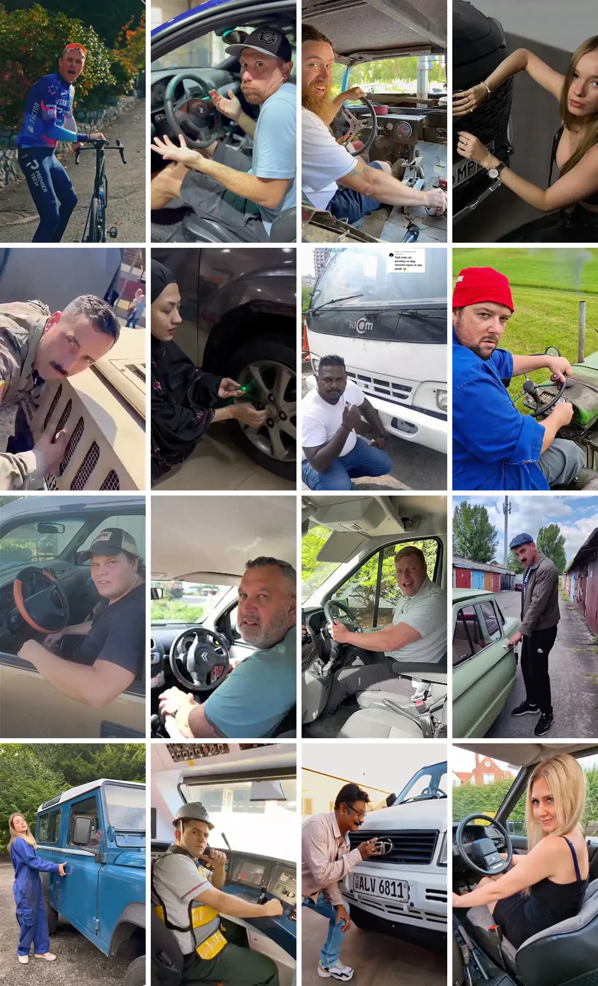 Just a few screenshots of people creating parodies of the original Bentley ASMR video