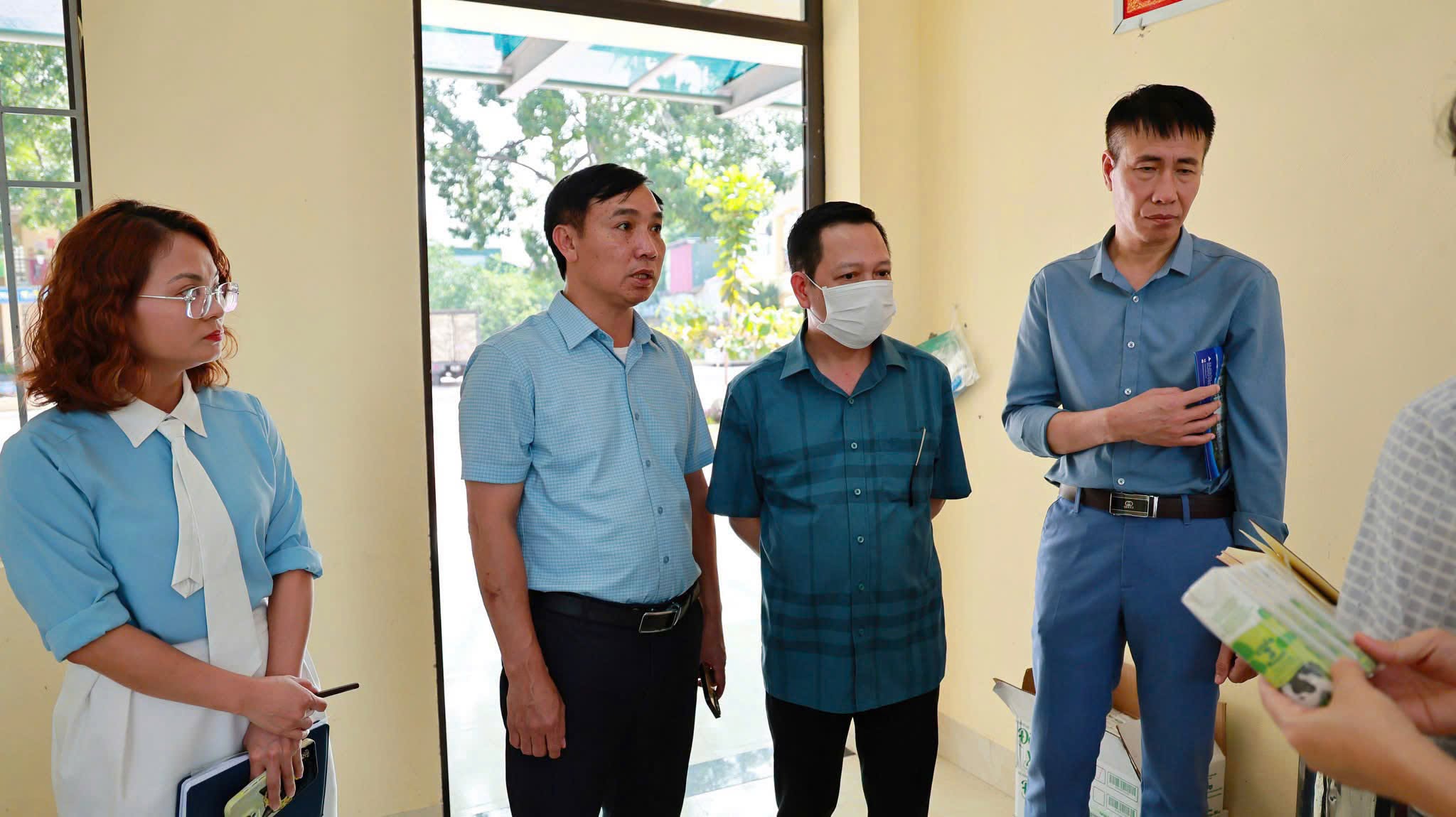 TRƯỜNG TIỂU HỌC ĐỘI BÌNH ĐÓN ĐOÀN KIỂM TRA CÔNG TÁC BÁN TRÚ CỦA UBND XÃ HÒA XÁ