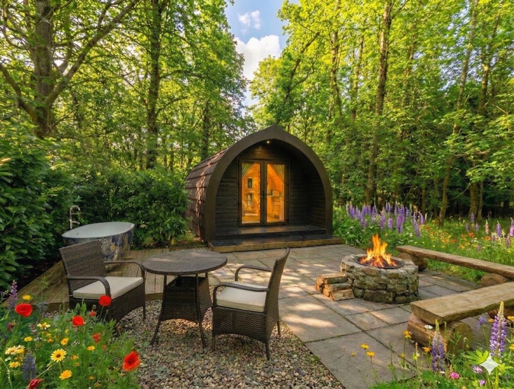 Gamelands luxury glamping pod, Tarn Sike Woodland Retreat, Cumbria