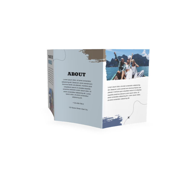 Brochure 1  (Open), Travel, Vacation