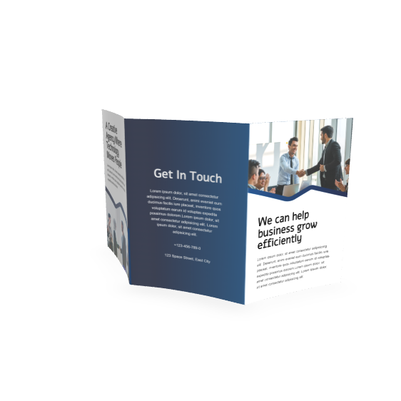 Brochure 1  (Open), Business