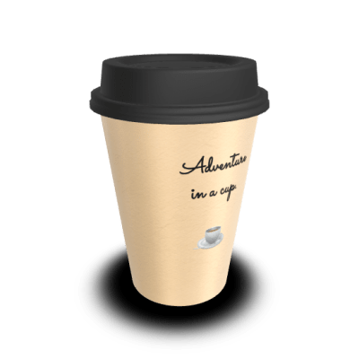 Disposable Cup 2 (Black Lid), Cooking, Food, and Wine