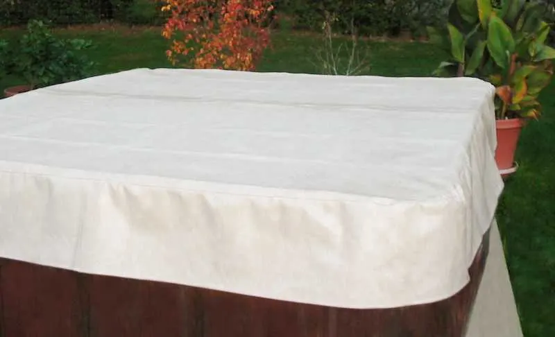 Porch Shield Copertura Per Vasca Idromassaggio Quadrata | Impermeabile 600D | 228,6x228,6 Cm | Protezione Esterna Con Sfiati