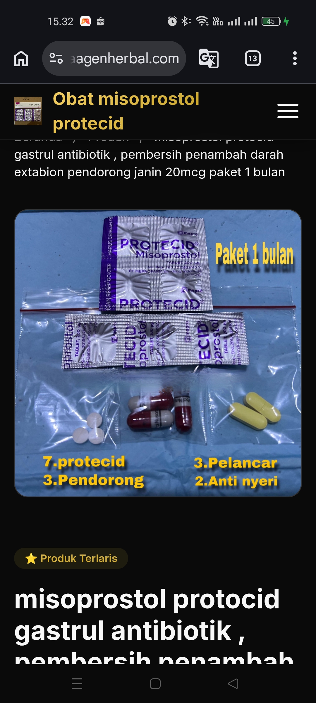 Paket tuntas usia 1 bulan