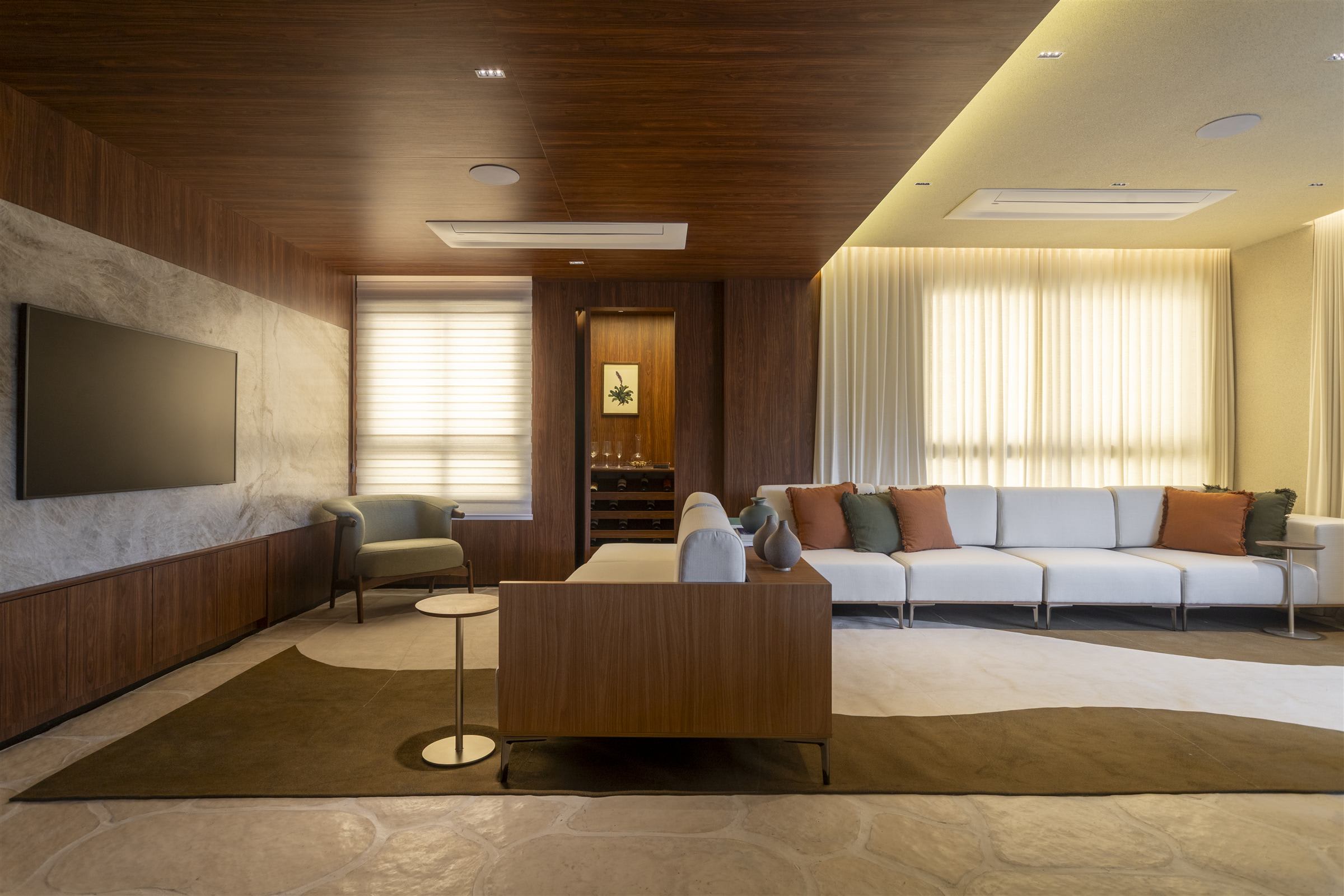 Living decorado 114m²