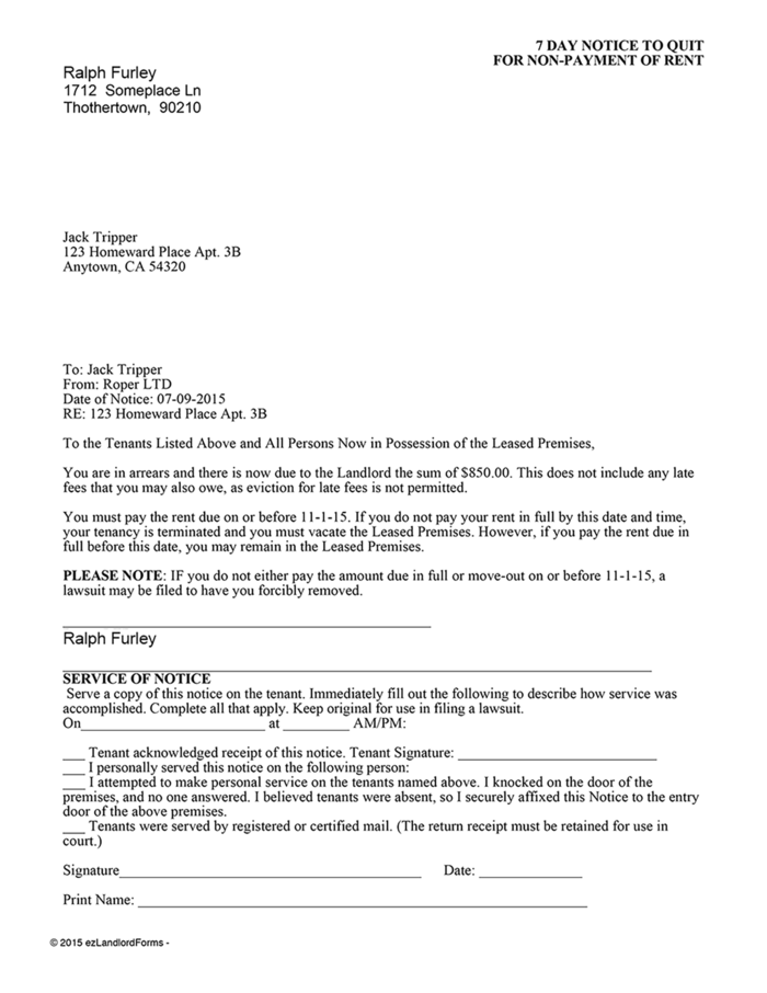 alaska 7 day notice to quit ezlandlordforms